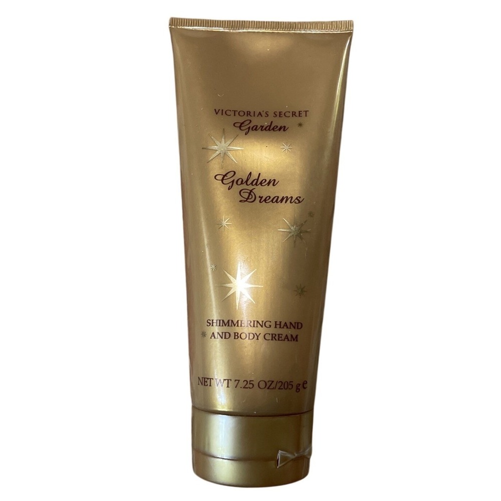 Victoria's Secret Garden Golden Dreams Shimmering Hand Body Cream Lotion 7.25oz